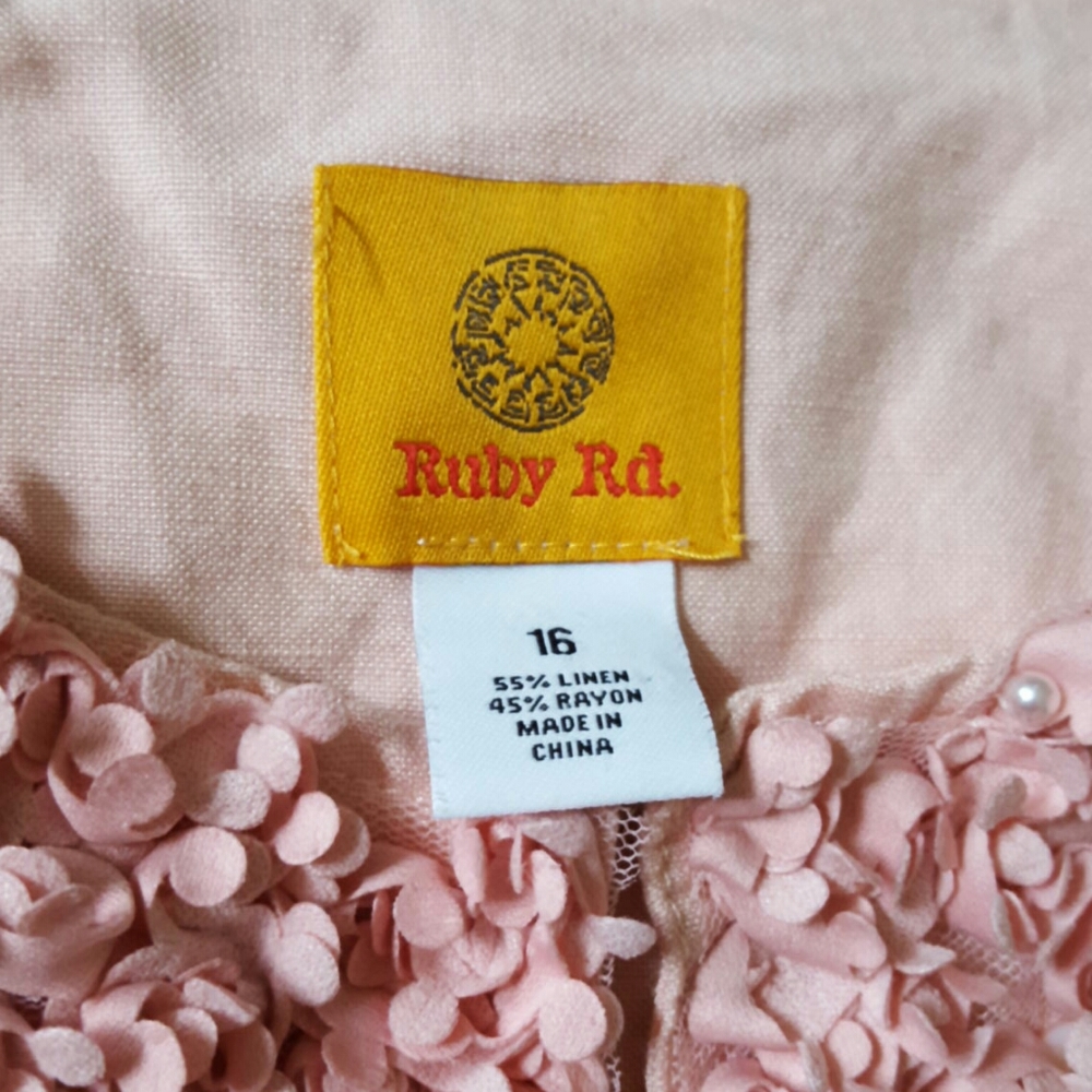 Ruby Rd. Linen Blend Blazer Size 16 - image 8